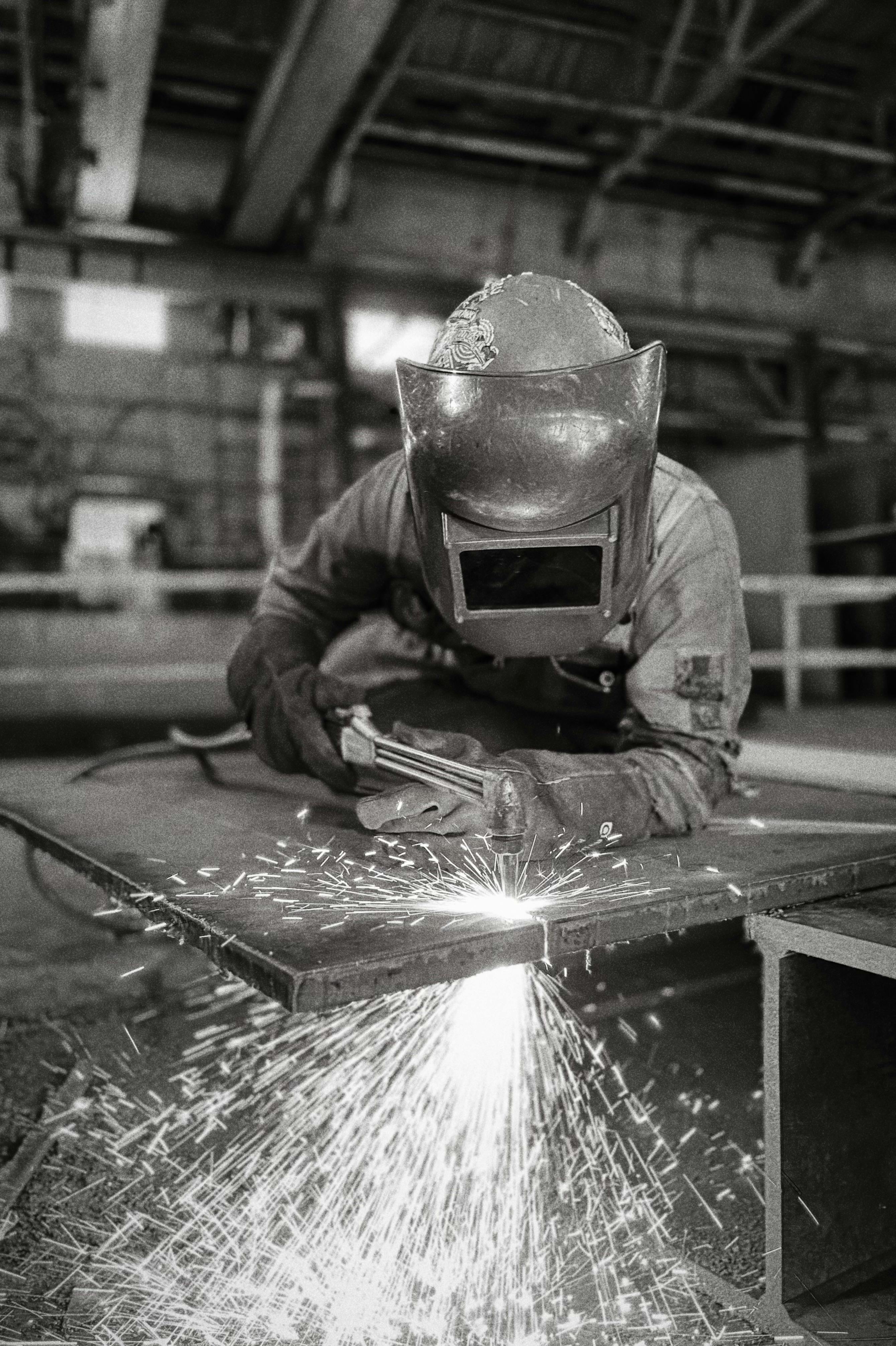 Established contractor reviewing business loan options and growth plans